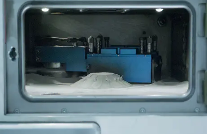 industrial mjf 3d printer making nylon parts with powder bed fusion