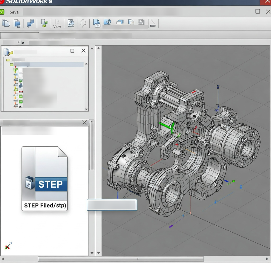 step file type for 3d printer cad native 3d printing file